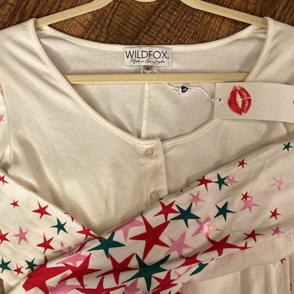 Wildfox Couture Size S Star Girl Stay in One Piece Pajama Jumpsuit - Picture 2 of 9